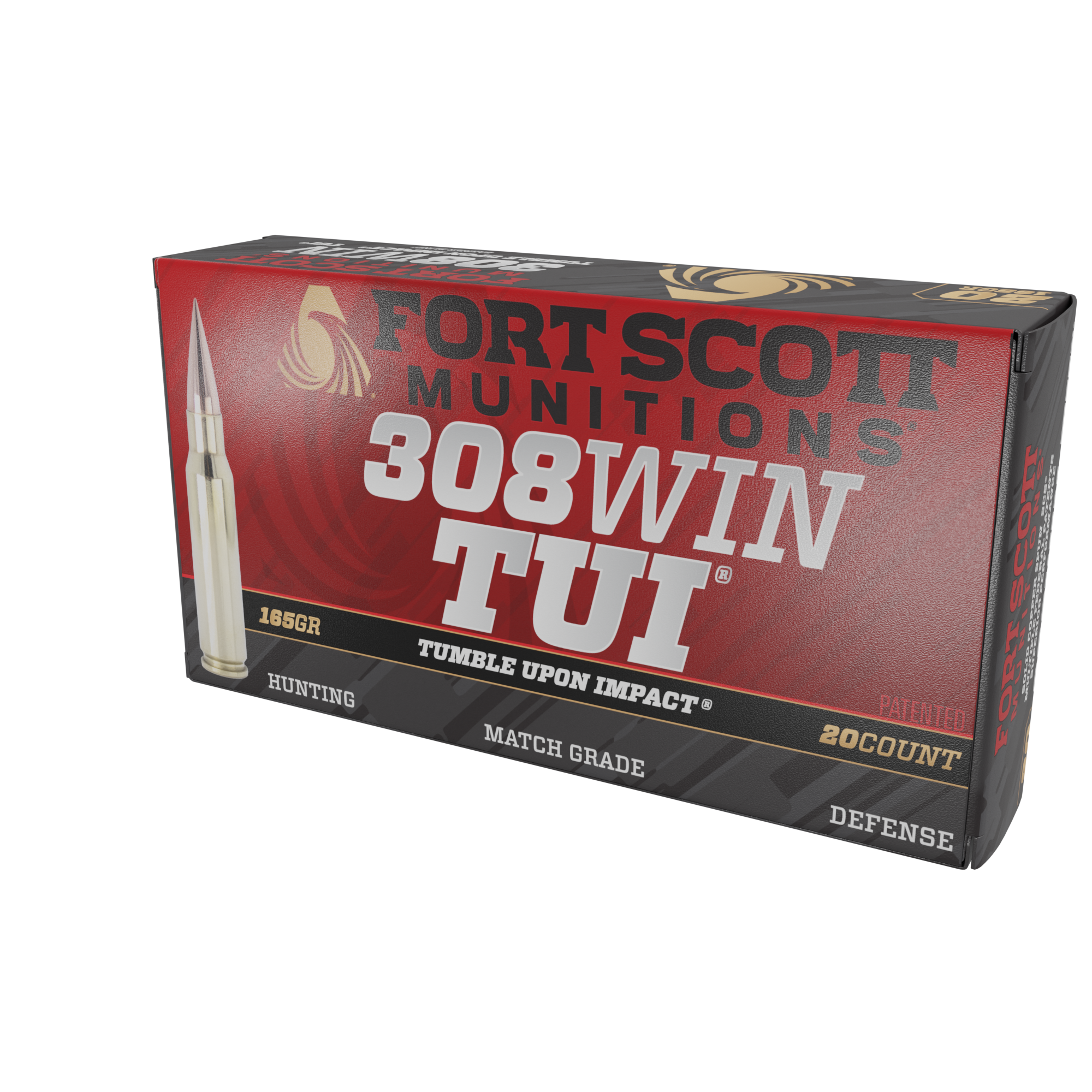 308 Win SCS® TUI® - 165Gr Solid Copper Ammo — Fort Scott Munitions