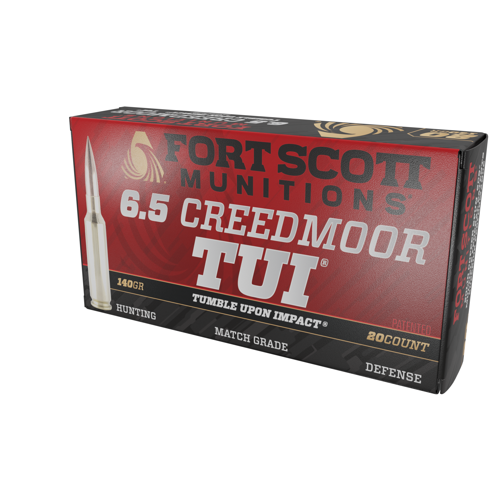 6.5 Creedmoor SCS® TUI® - 140GR Solid Copper Ammo — Fort Scott