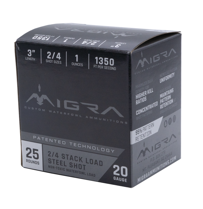 Migra 20GA 2/4 3" Steel Shot 25RDS