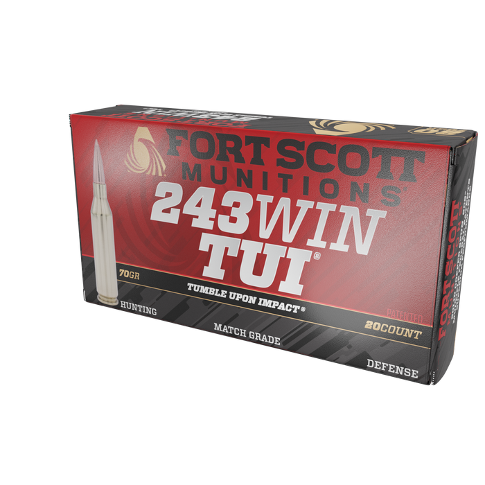 243 Win SCS® TUI® - 70Gr Solid Copper Ammo