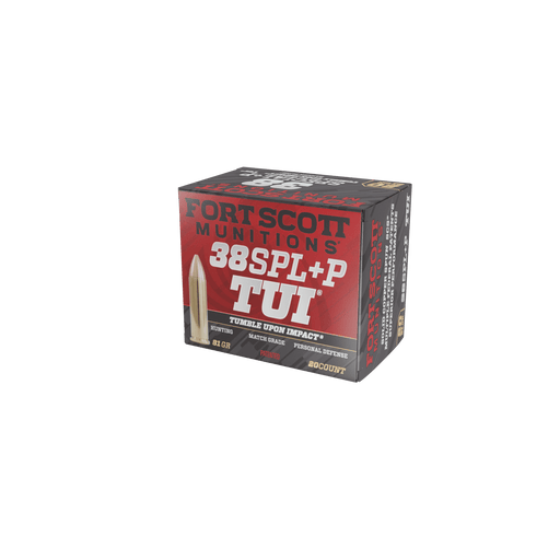 38 Special +P TUI® - 81Gr Ammo - Fort Scott Munitions