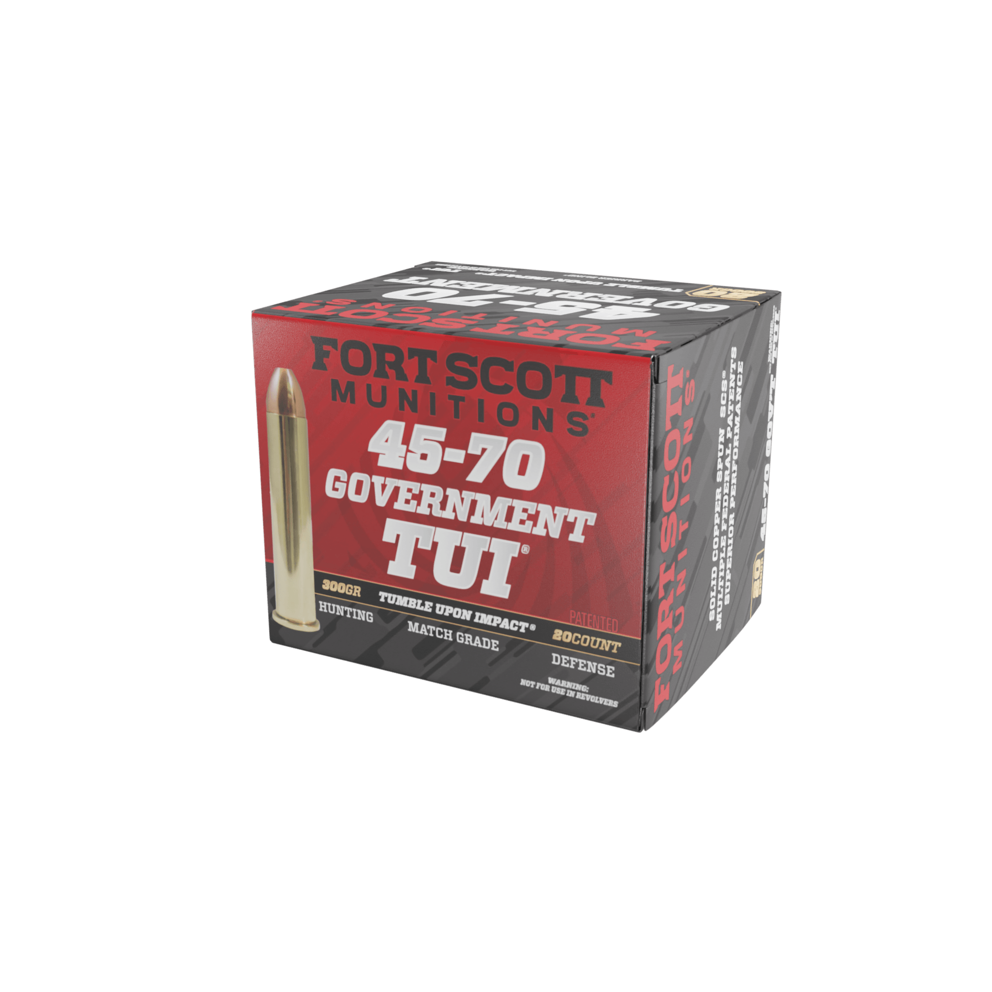 45-70 Government Ammo 300gr - Fort Scott Munitions