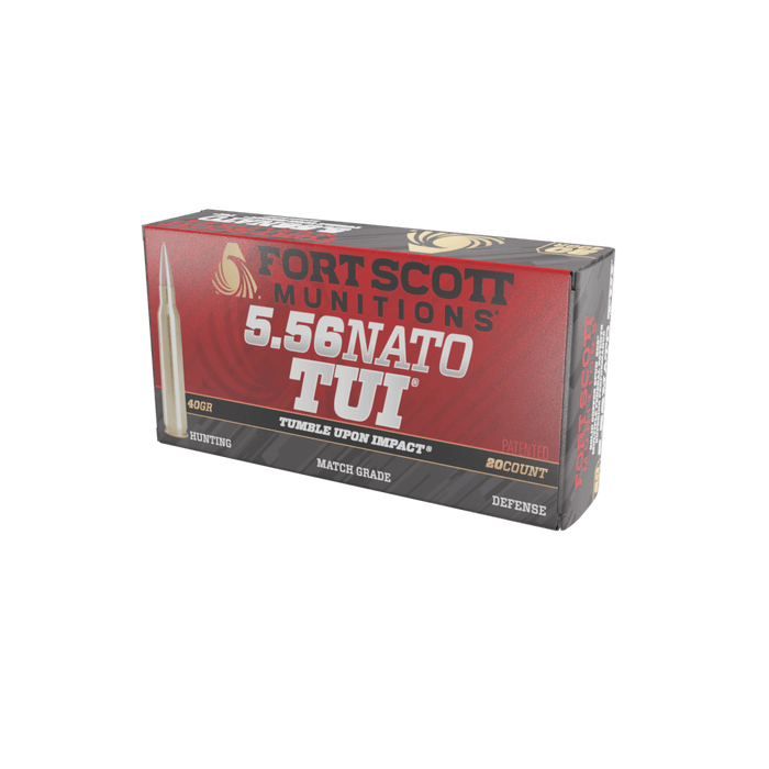 5.56 NATO SCS® TUI® - 40Gr Ammo - Fort Scott Munitions