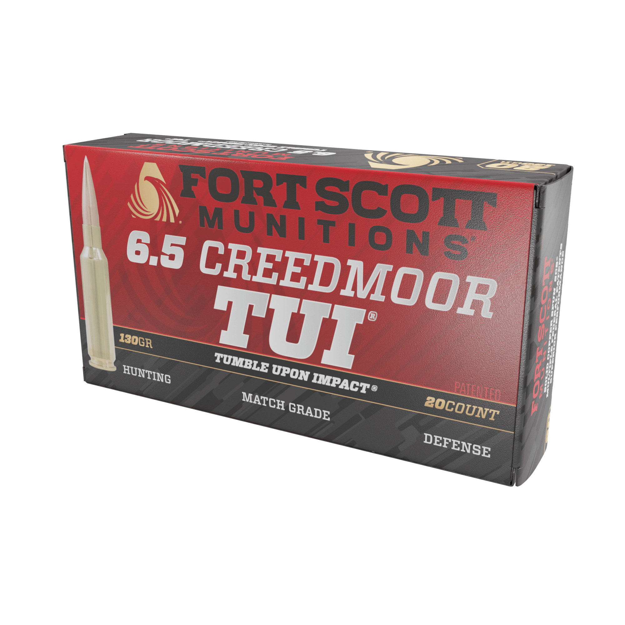 6.5 Creedmoor SCS® TUI® - 130GR Solid Copper Ammo — Fort Scott
