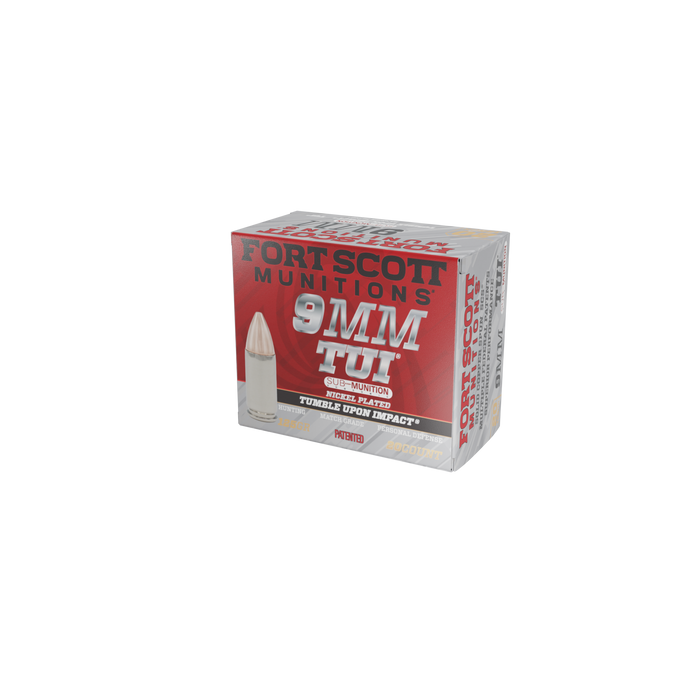 9MM Sub-Munition® TUI® - 125Gr Nickel Plated Casing Solid Copper Ammo