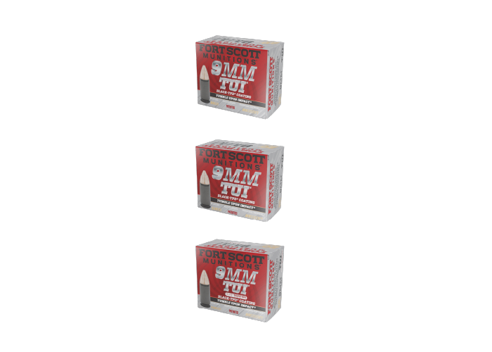 9mm TPD Ammo Bundle in 80gr, 115gr & 125gr - Fort Scott Munitions