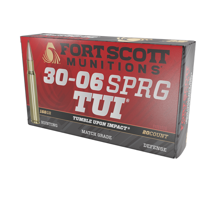 30-06 SPRG SCS® TUI® - 168Gr Ammo - Fort Scott Munitions - Rifle Ammo