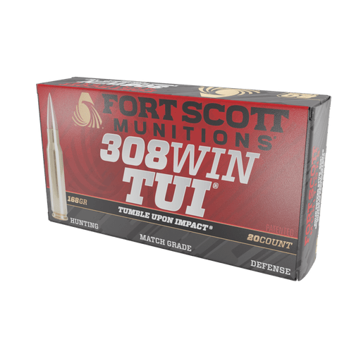 308 Win SCS® TUI® - 168Gr Ammo - Fort Scott Munitions