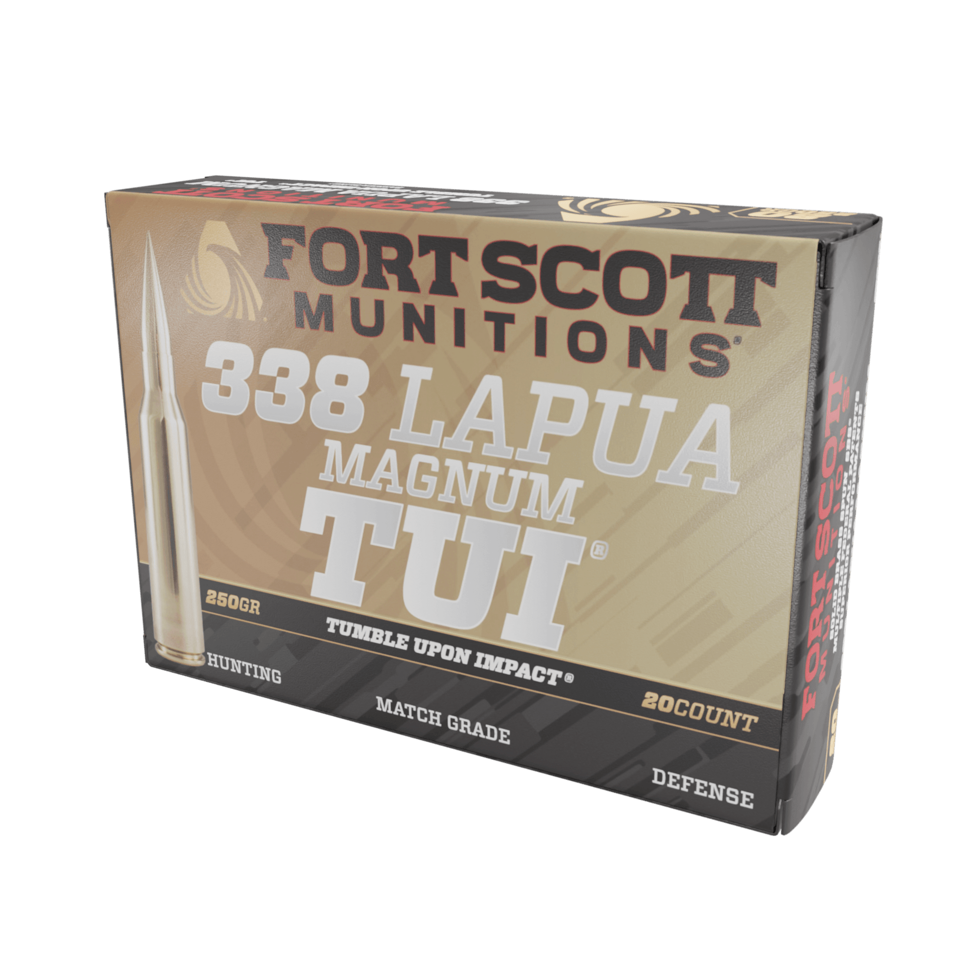 338 Lapua Magnum SBS® TUI® - 250Gr Ammo — Fort Scott Munitions