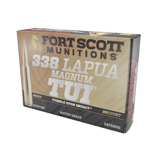 338 Lapua Magnum SBS® TUI® - 250Gr Ammo - Fort Scott Munitions
