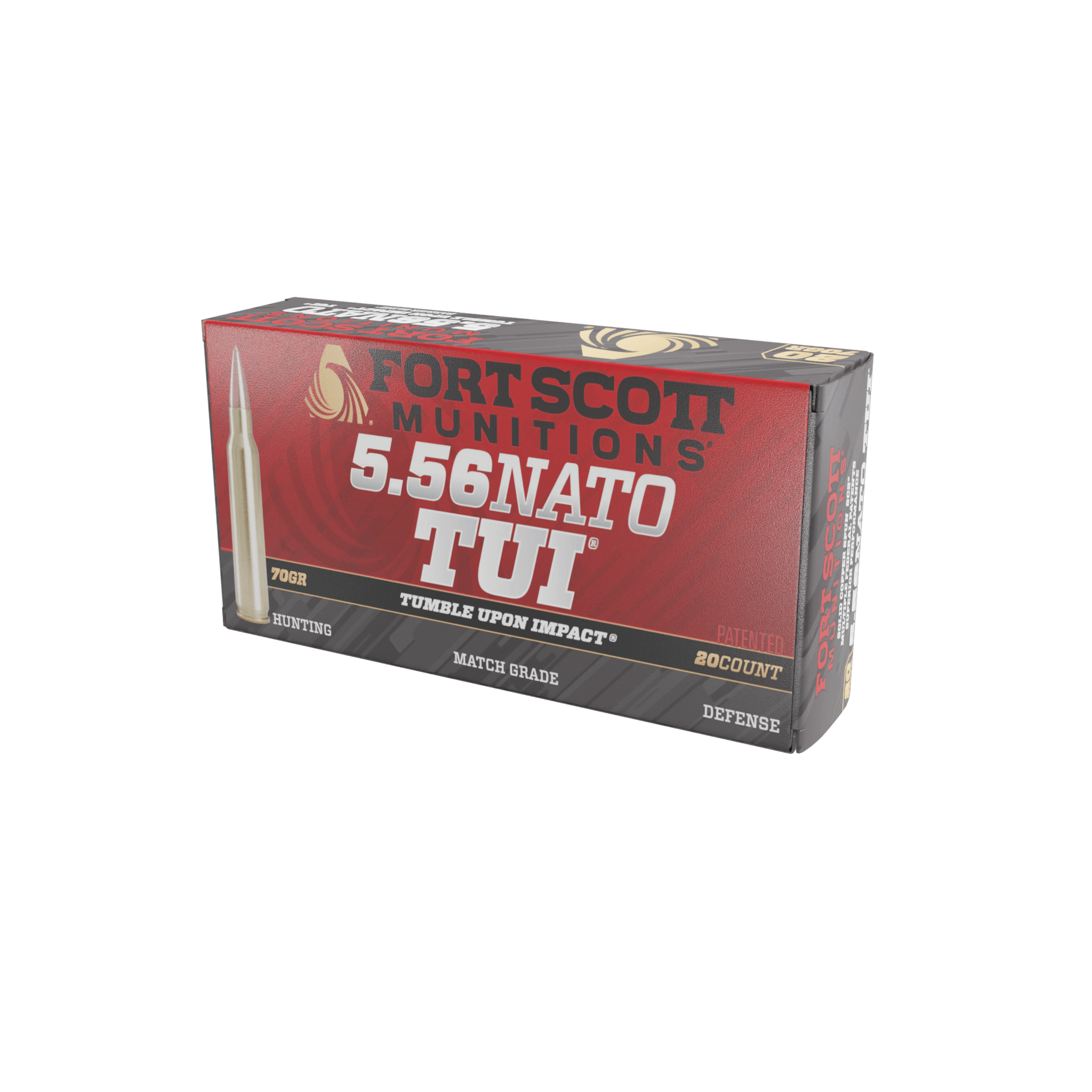 556 Ammo - 5.56 NATO SCS® TUI® 70Gr by Fort Scott Munitions