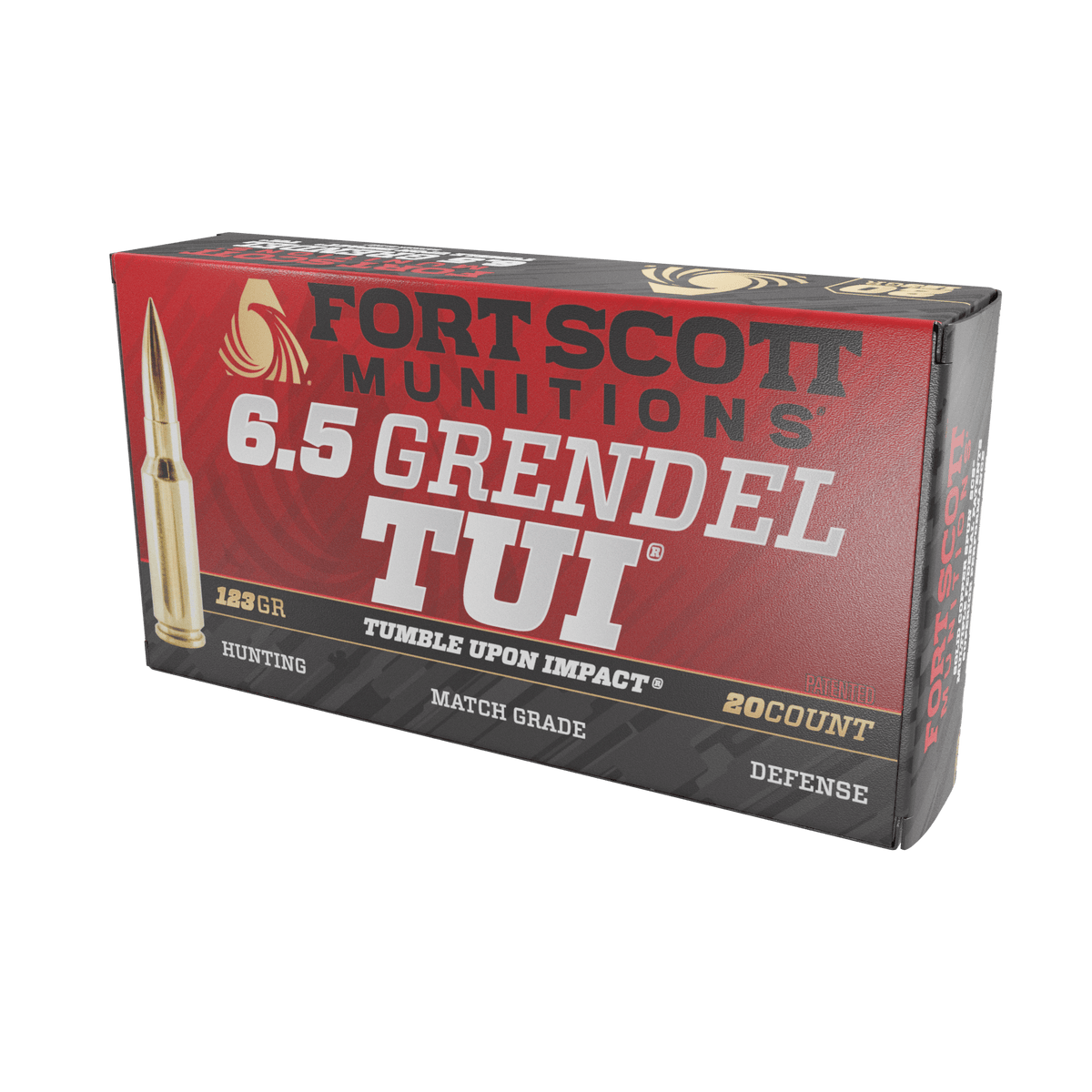 6.5 Grendel SCS® TUI® - 123GR Solid Copper Ammo — Fort Scott Munitions